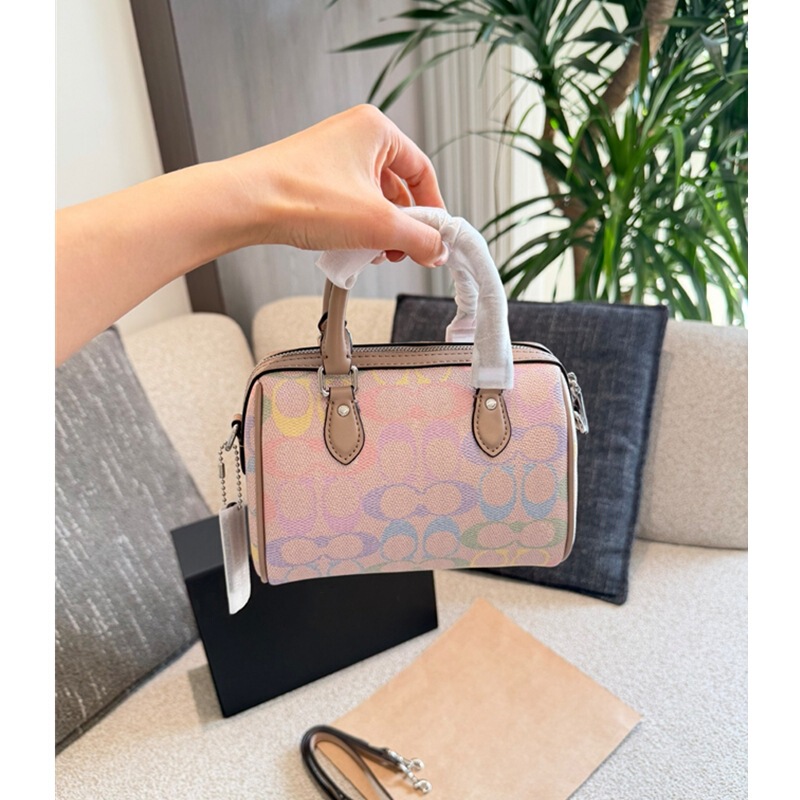 Ole's New Rowan Classic Monogram Boston Pillow Bag Mini Handbag Classic Monogram Crossbody Women's Bag Ole's New Rowan Classic Monogram Boston Pillow Bag Mini Handbag Classic Monogram Crossbody Women's Bag