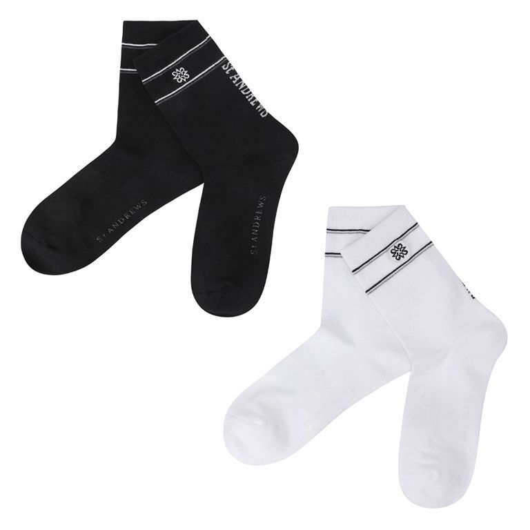 25 Autumn New Men's and Women's Golf Socks Casual Sports Versatile Fashion Mid-Short Socks Versatile Socks