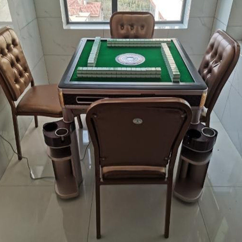 高端静音麻将机全自动餐桌两用家用棋牌麻将桌折叠过山车四口机麻|undefined