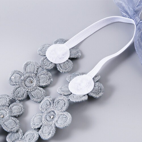Korean version of baby hair accessories, headband, cute flower headband, elastic edge princess headdress, European and American popular children's accessories for photo taking