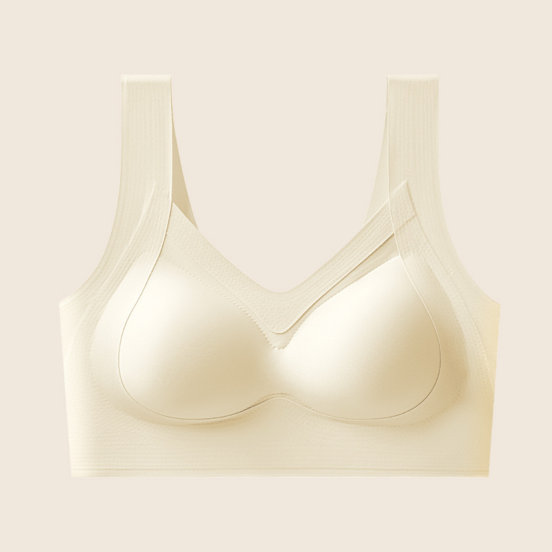 Ropa interior de espalda hermosa sin costuras, sujetador de pecho de elevación fijo sin anillo de acero, sujetador de pecho anti-flacidez, sujetador de pecho