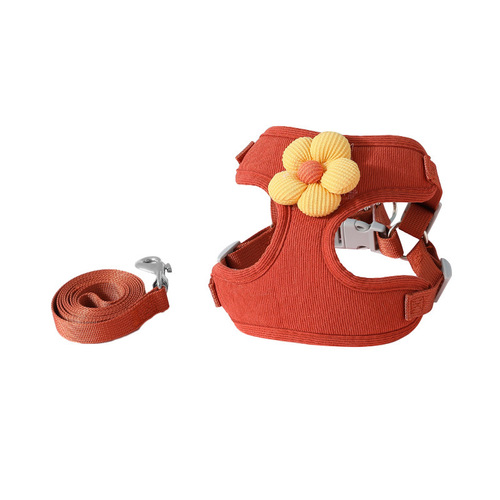 Puppy leash vest-style small dog Teddy Bichin Pomeranian special chest strap puppy chain walking leash