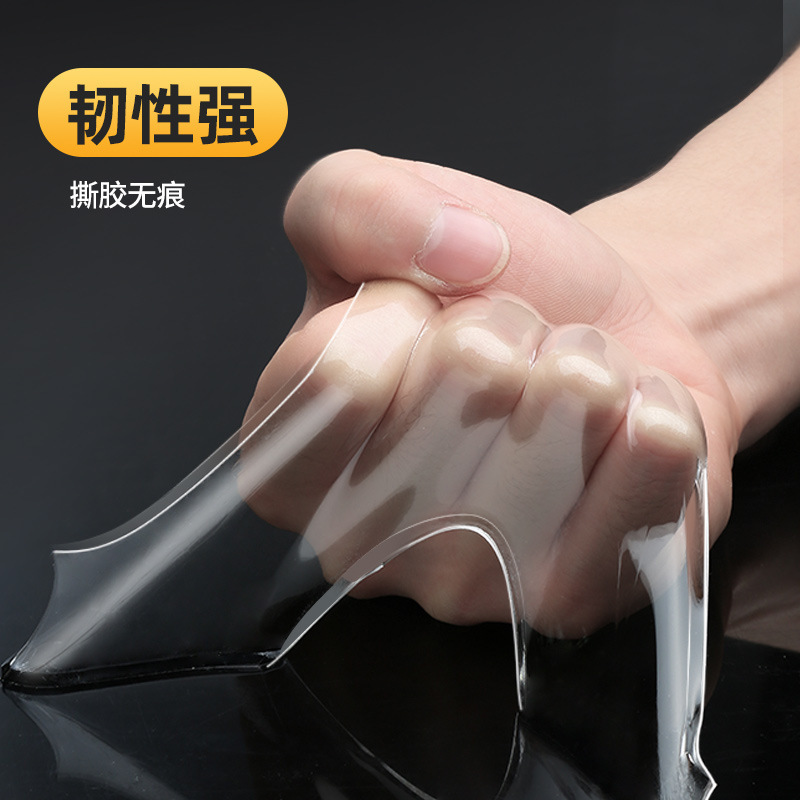 Cinta Nano Doble Cara de Acrílico, Impermeable y Transparente, para Pared