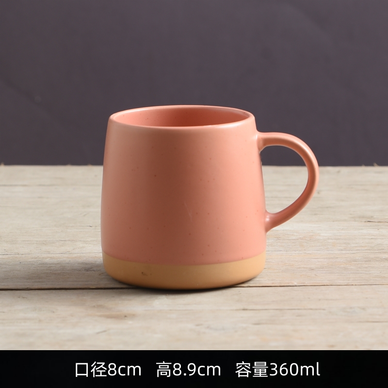 Taza de cerámica retro creativa de moda de estilo japonés taza de café simple taza de agua doméstica