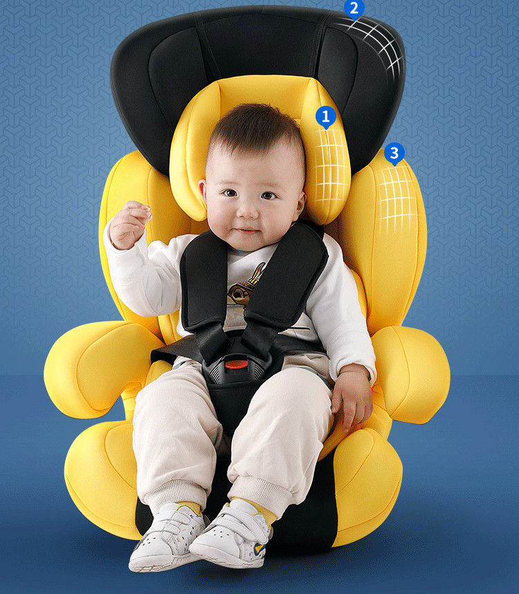Simple portable child safety seat car supplies baby car universal reclining seat for 0-12 years old