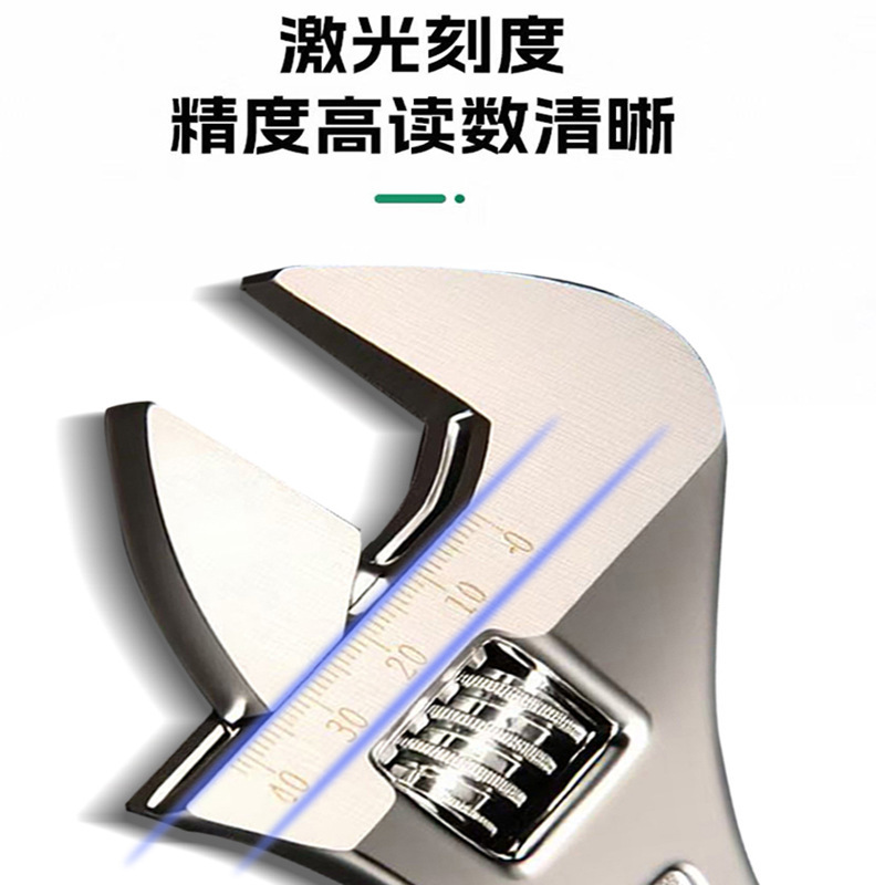 厂家直销大开口活动扳手6寸8寸12寸工业万能活络板手五金工具批发|undefined