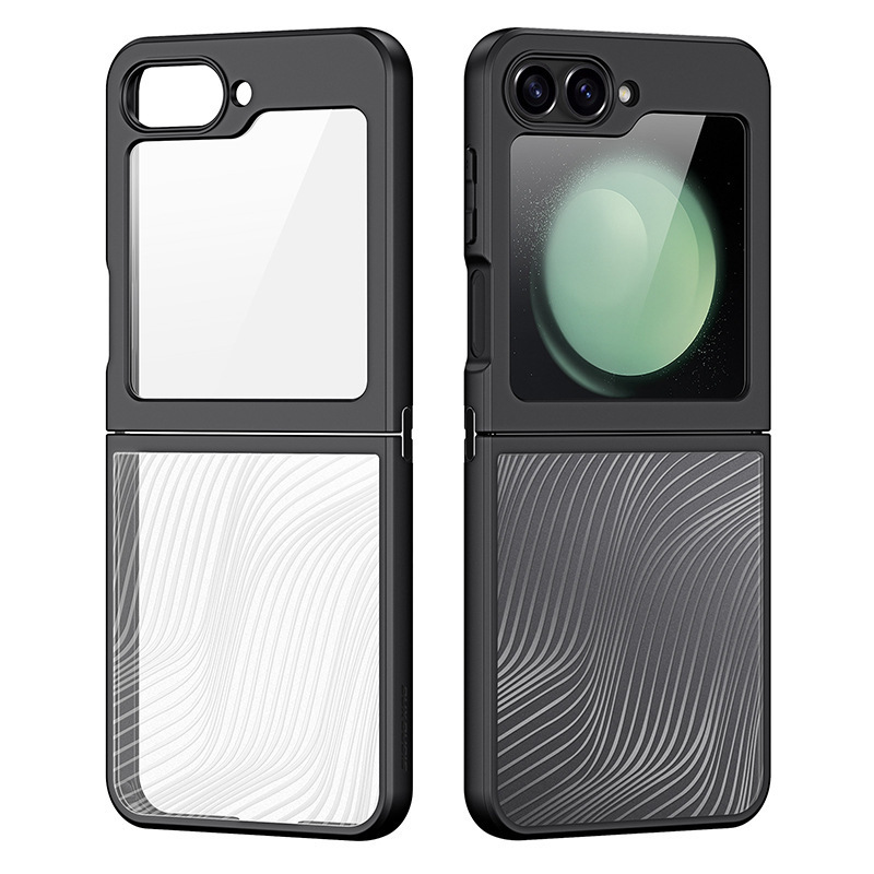 卸売に適したサムスン ZFlip 30% off スタックスクリーン携帯電話ケース ZFold7/6 保護バックシェル透明落下防止ケース|undefined