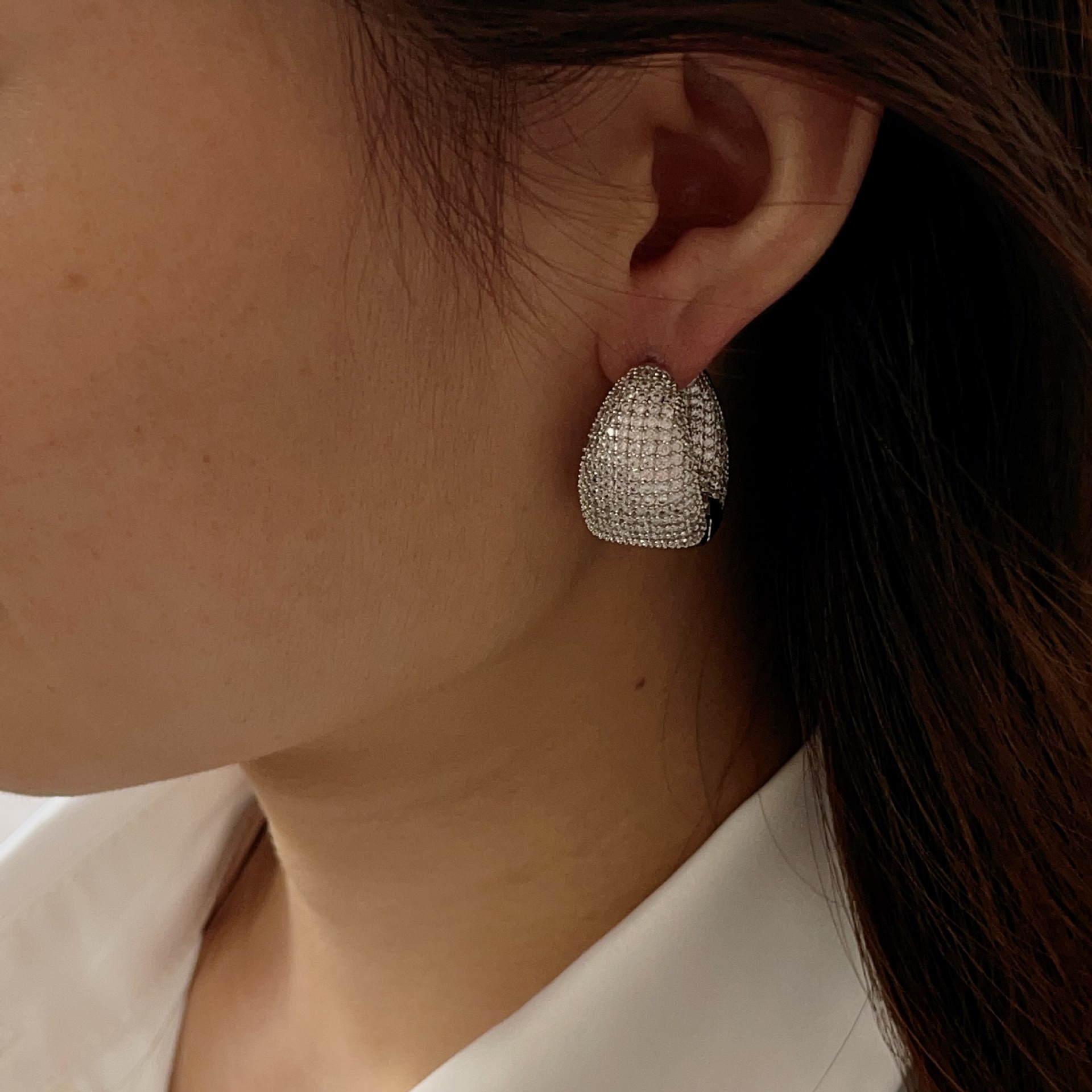 Women's Gender 1 Pair Retro Geometric Plating Inlay Copper Zircon Earrings