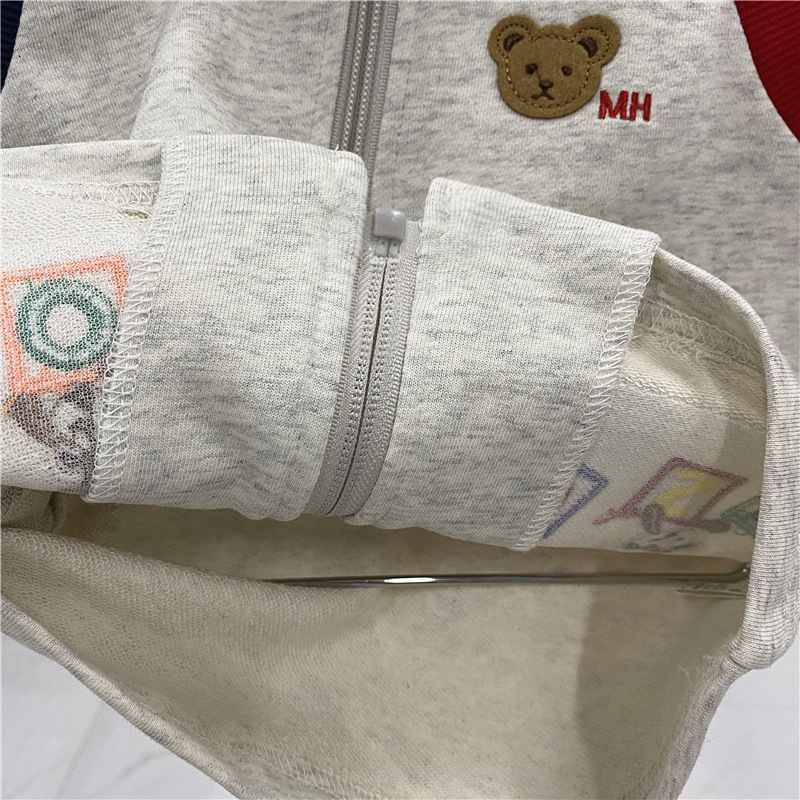 Chaleco de los niños de primavera y otoño nuevo japonés oso superior niños y niñas cremallera chaleco desgaste exterior 2617
