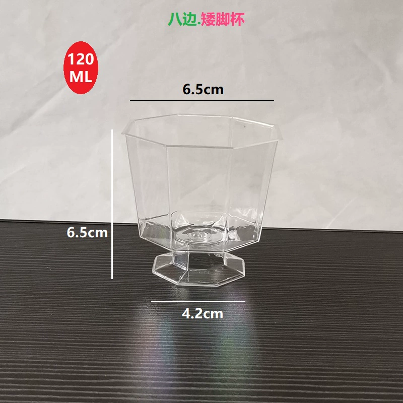 Disposable wineglass, champagne glass, transparent plastic mousse