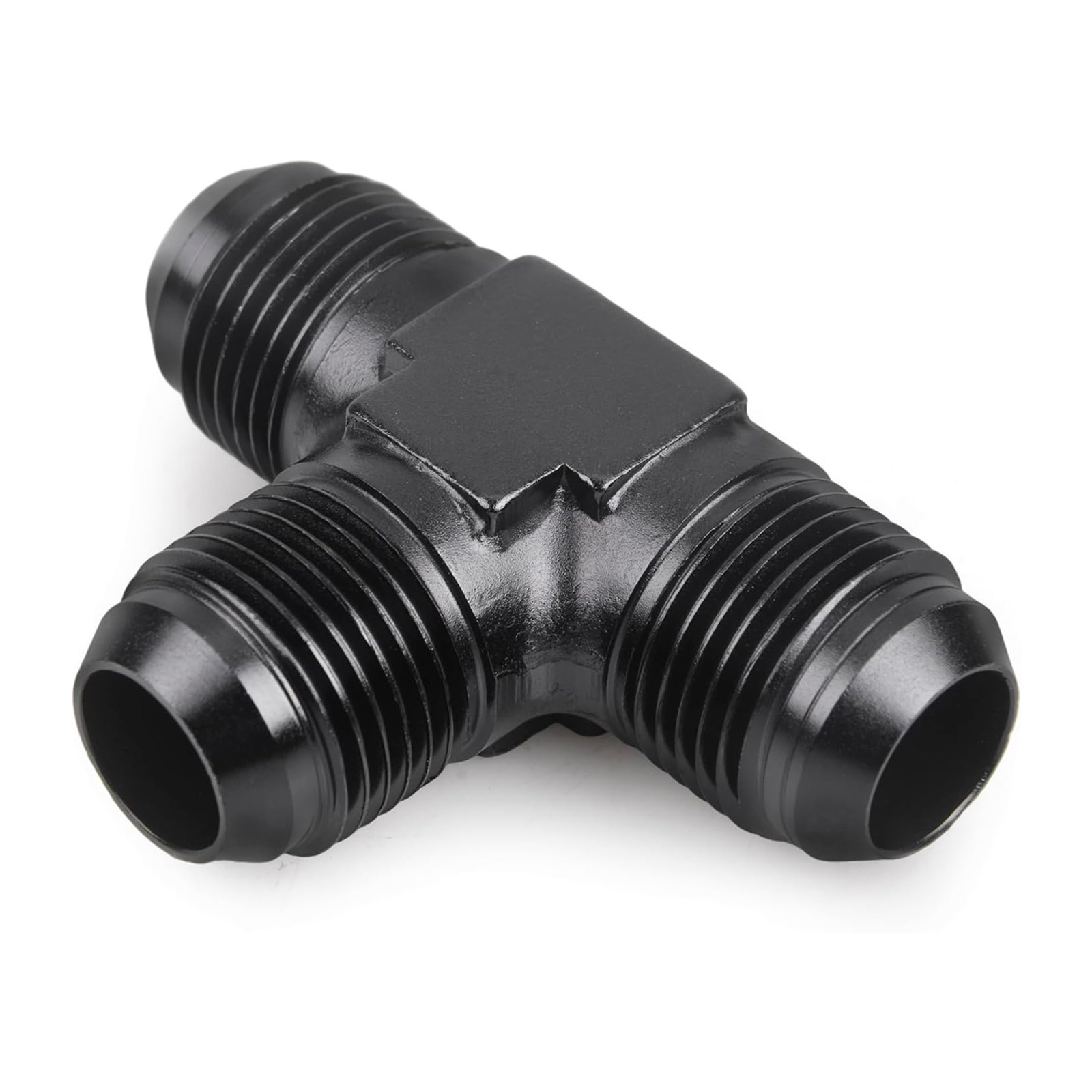 Car modification accessories three-way T-type brake oil pipe connector AN3-AN16 aluminum alloy oil cooling joint