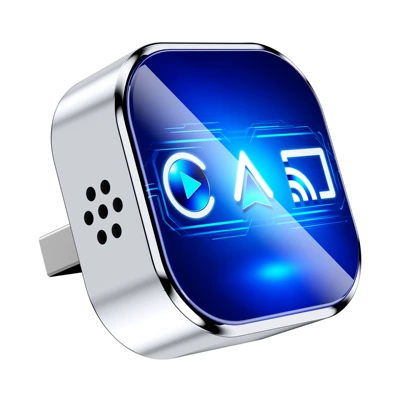 Box Smart Reverse Control – Simsiz CarPlay və Android Auto - q1a-silver-blue-base-white-label-metal-glass-apple-android-mirror-screen-android-auto-4-in-1-carplay-box-for-overseas-system-use-only