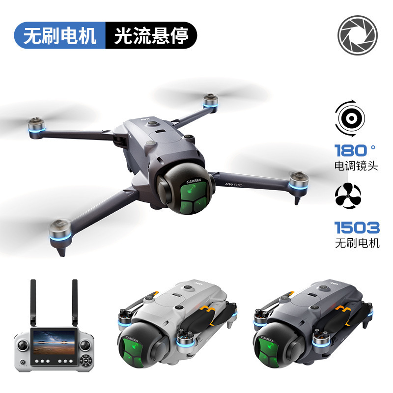 Dron Plegable A26PRO de Plástico con GPS y Evitación de Obstáculos para Fotografía Aérea