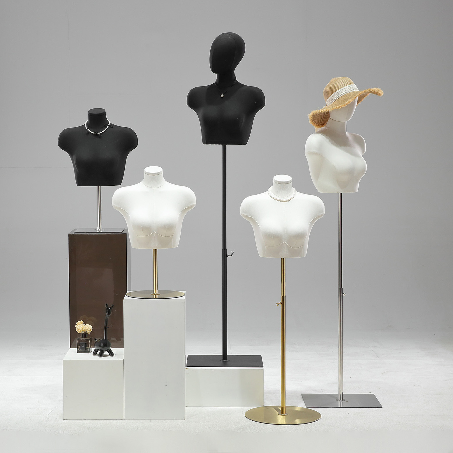 Maniquí de Busto para Lencería de Plástico para Tienda de Ropa Interior image 1
