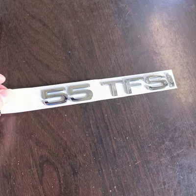 Car logo, old models of Audi A4L - standard-55tfsi-displacement-standard
