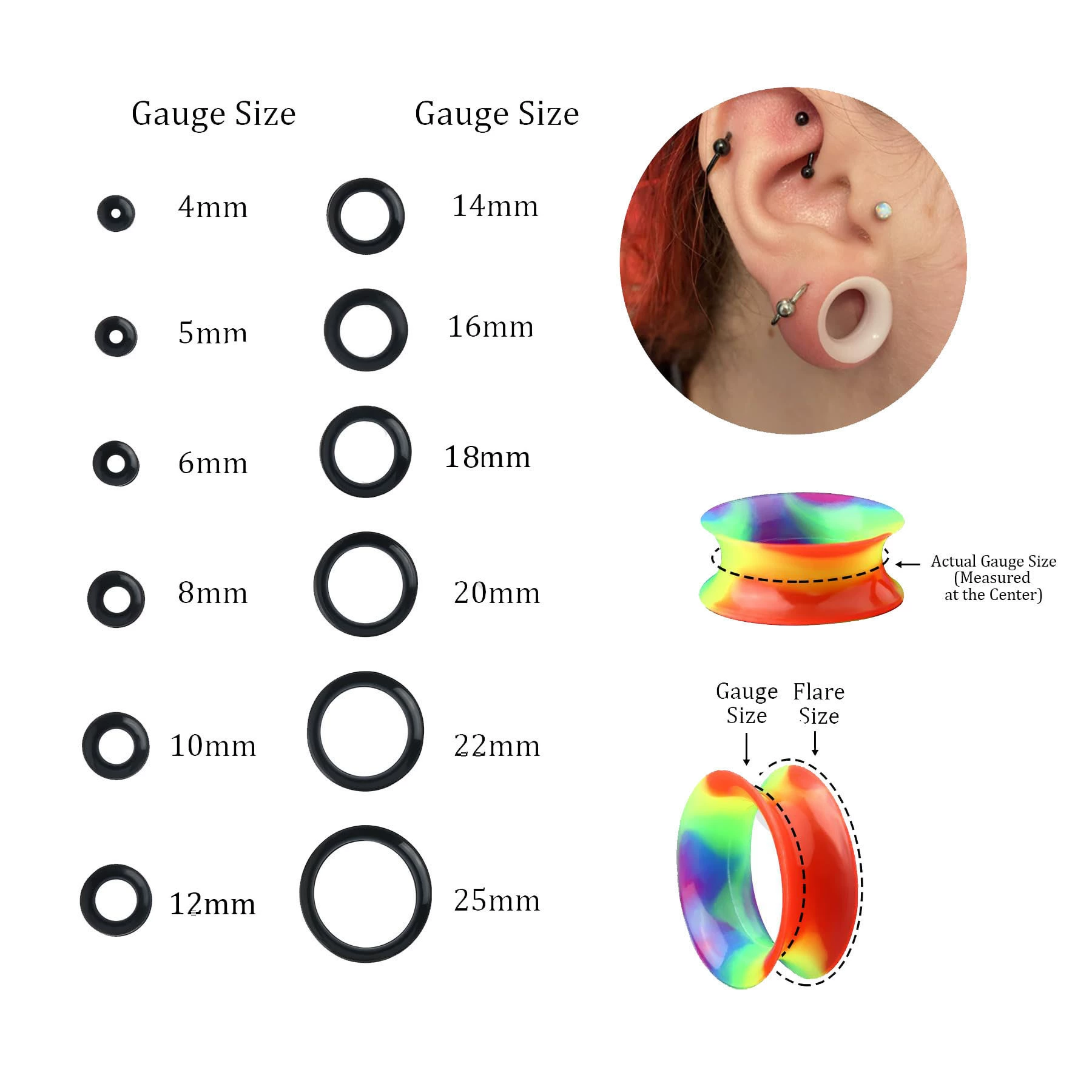 Силиконовые серьги, пирсинг, набор, (跨境 торговля), 10 пар, Amazon
