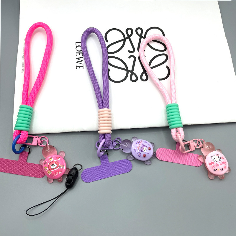 Phone Lanyard Phone Chain Pendant Insu Disk Bag Charm Unisex Anti-Loss Strap Handmade Portable Neck Strap