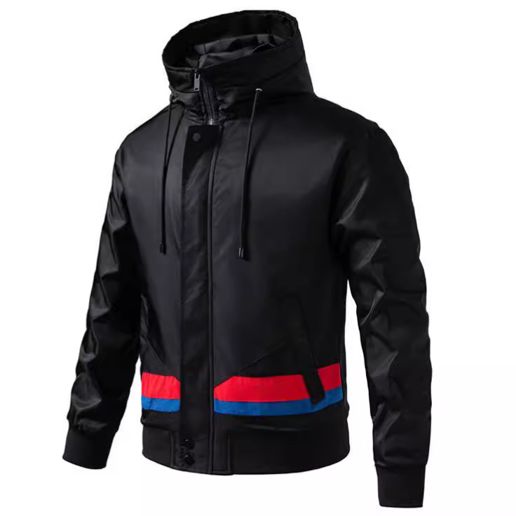 Primavera y otoño estadounidenses transfronterizos nueva moda juvenil chaqueta de moda deportiva al aire libre chaqueta de montaña de cuello vertical chaqueta casual