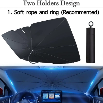 Pull-Tab Convenient Car-Mounted Front Sunshade: Sun shade