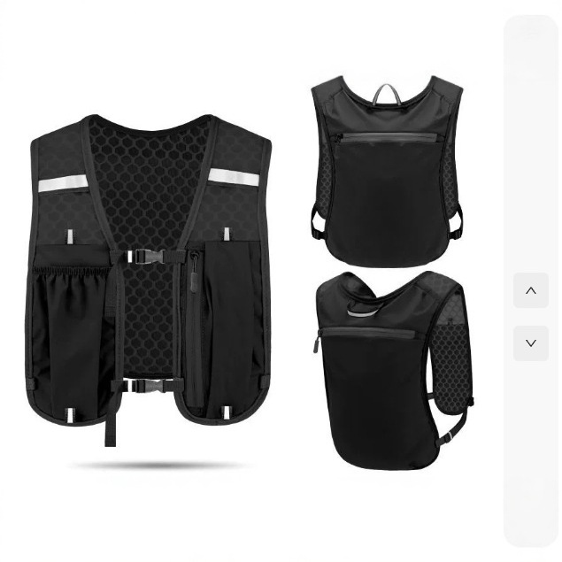 Foreign Trade New Lightweight Breathable Vest Outdoor Cycling Mobile Phone Bag Backpack Hiking Mountaineering Marathon Sports Vest