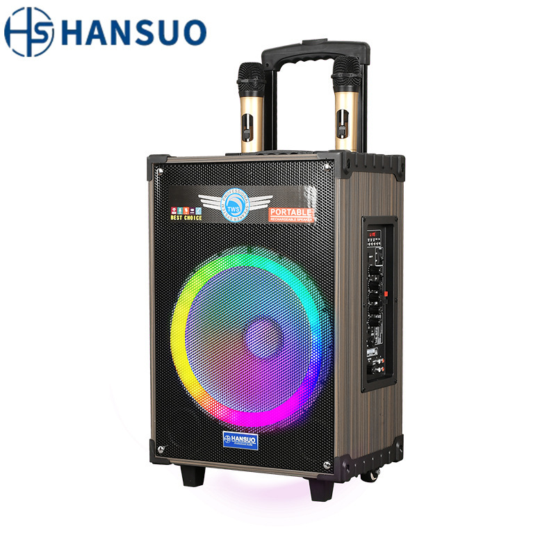 韓索人気モデル12インチアウトドア多機能ポータブル大音量bluetoothポータブルスピーカーHS-TS12Q3|undefined