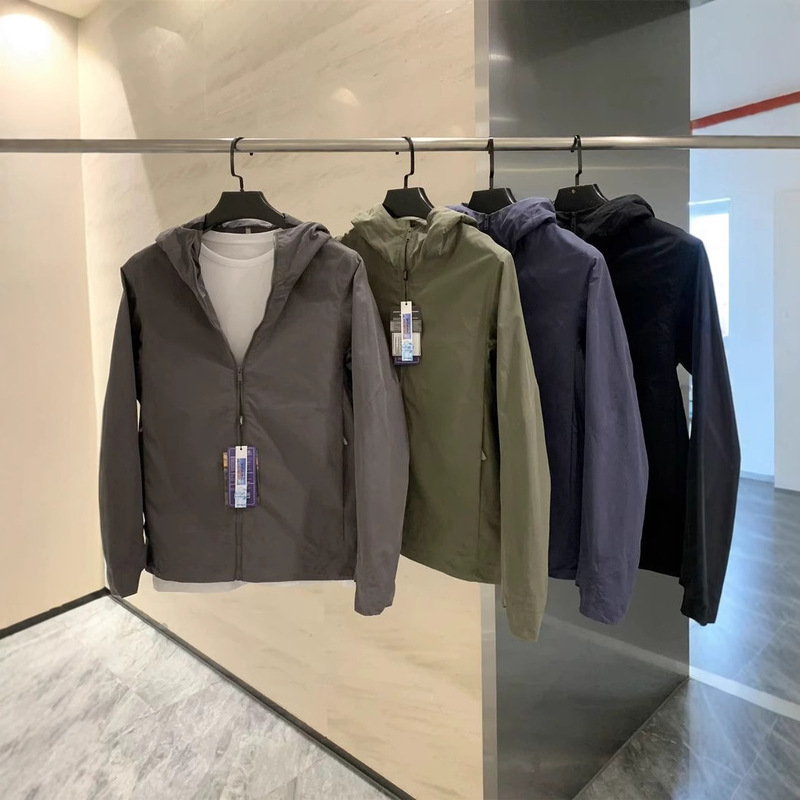 Designer Style! Men's New Spring & Fall Fashionable Business Work Clothing Windproof and Water-Repellent Hooded Thin Jacket Trendy Designer Style! Men's New Spring & Fall Fashionable Business Work Clothing Windproof and Water-Repellent Hooded Thin Jacket Trendy