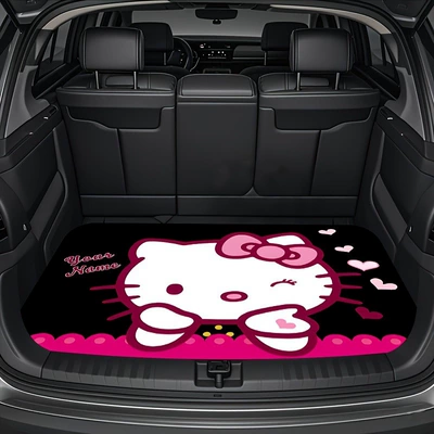 Avtomobil döşəmə paspasları — Cute Cartoon Crystal Velvet Floor - 1215gyghbxd-5-75100cm-trunk-mat