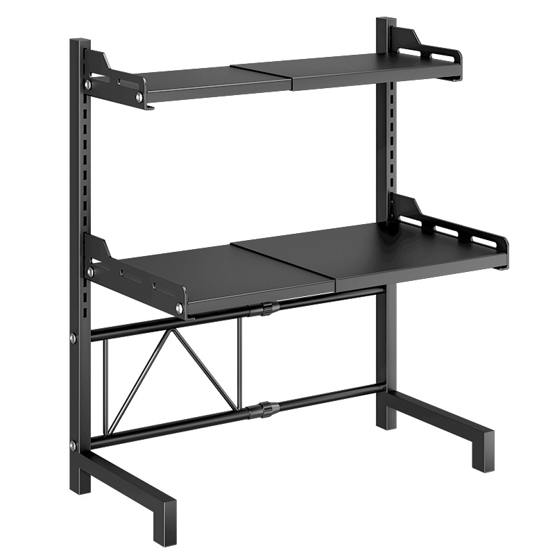 Cocina multifuncional estante de almacenamiento hogar Cocina de arroz estante retráctil horno de microondas encimera freidora de aire estante de almacenamiento