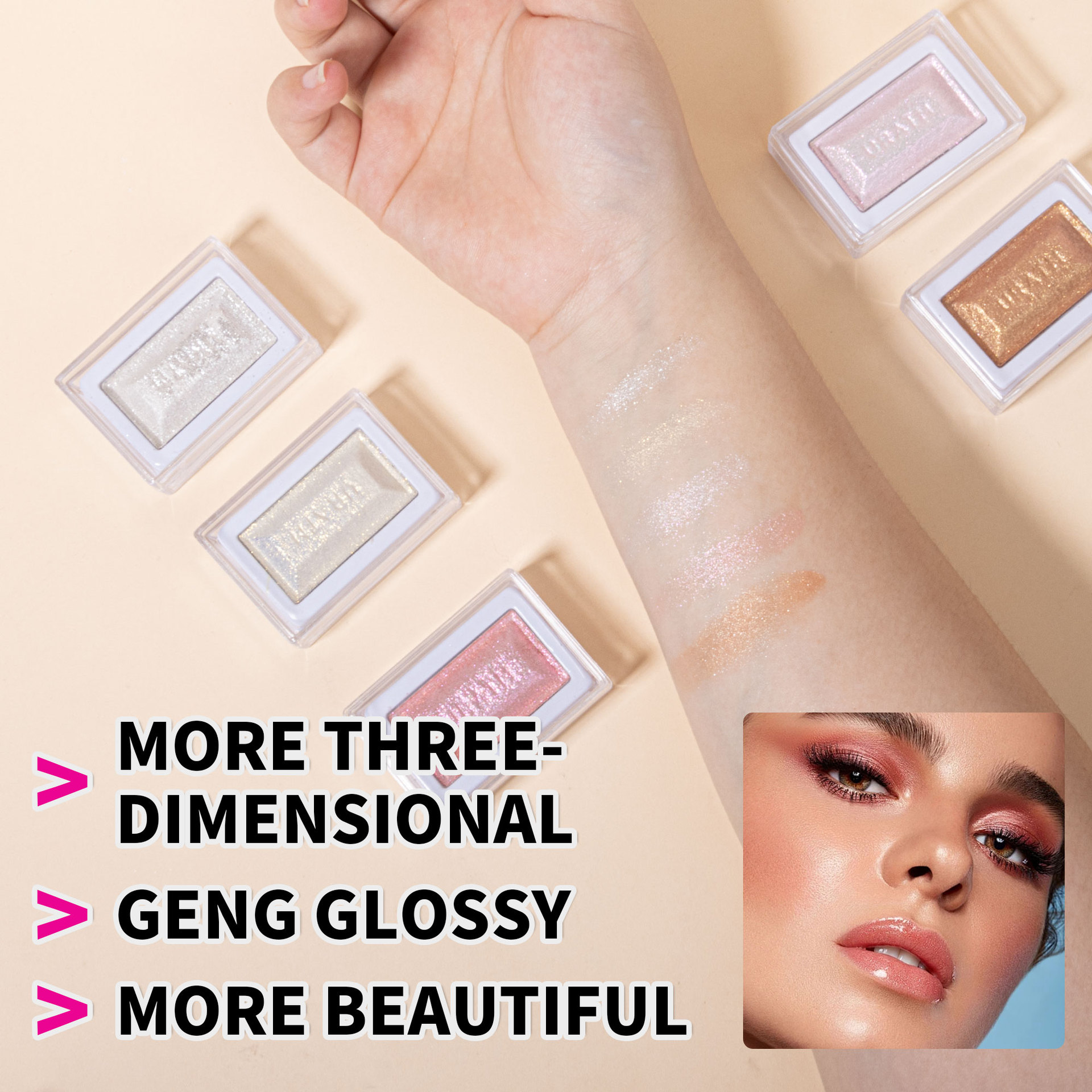 Solid Color Plastic Highlight display picture 6