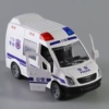 White police car, bread