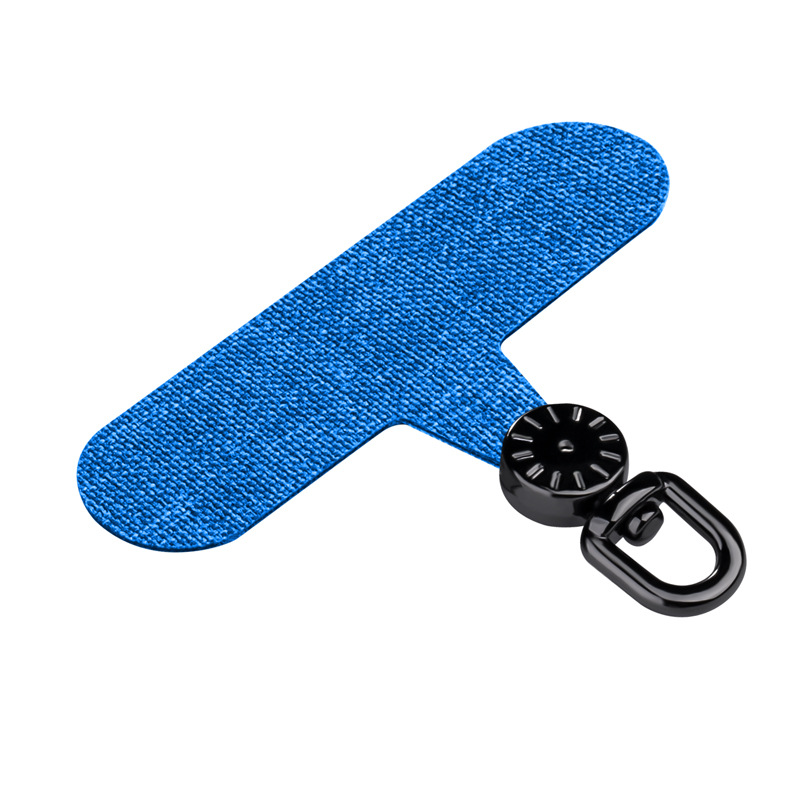 Mobile phone lanyard gasket 360 rotating solid clip anti-lost Oxford cloth patch high-end fabric back patch connecting piece