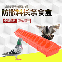 M204鸽子用品用具信鸽食槽自动喂食器防撒防溅饲料槽赛鸽食盒喂养