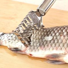 Fish Scale Remover Household Stainless Steel Fish Skin Removal Kitchen Tool Fish Scale Scraper Manufacturer Wholesale