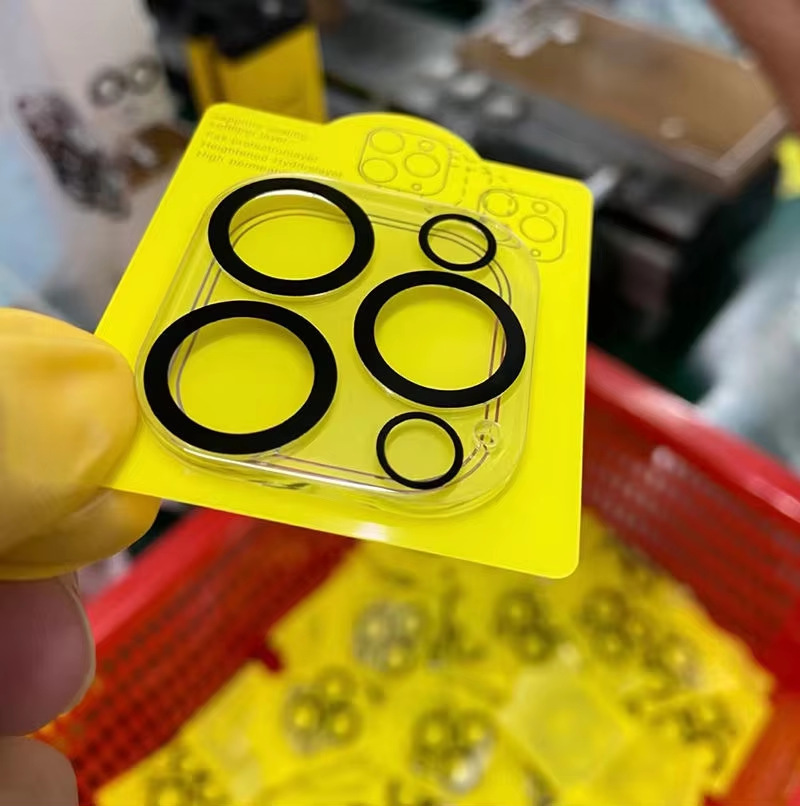 Protector de Lente de Cámara para iPhone 17 Pro Max, Cristal Templado con Serigrafía 3D