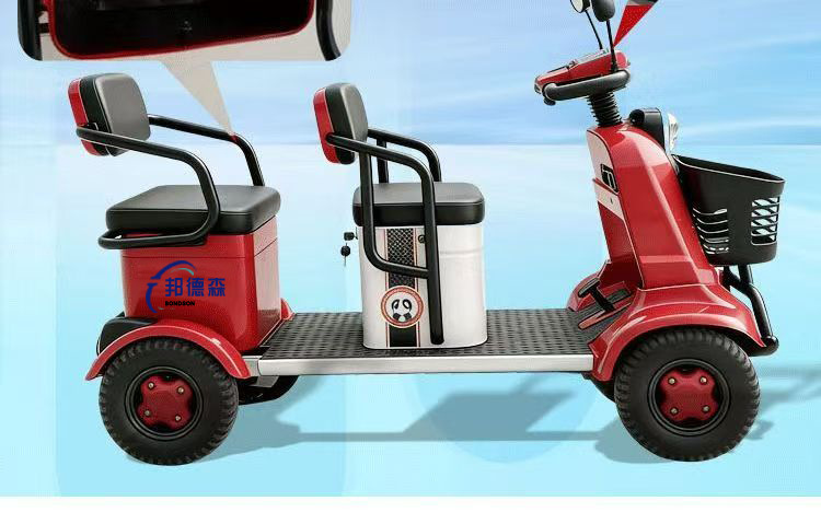 New T90 Smart Brake Scooter, Four-Wheel Electric Vehicle for Home Use, Suitable for Adults and Women to Transport Children