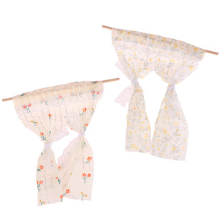 1:12 doll house mini model pocket decoration OB11 handmade curtain lace new 5 colors
