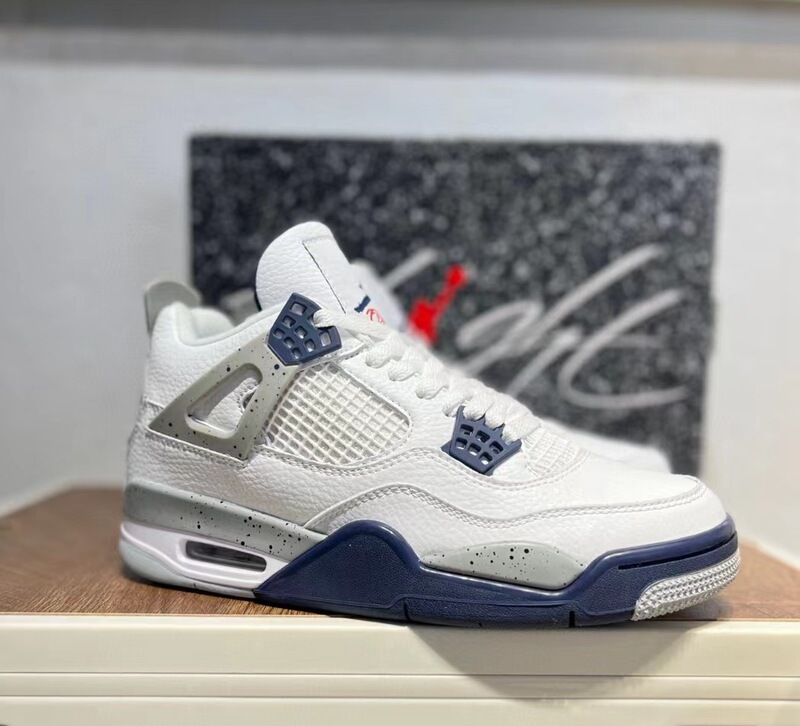 クロスボーダー莆田靴 aj4 ホット溶岩電気母イエローパリセメント白黒猫オレオジョ 4 女性と男性のバスケットボールシューズ|undefined