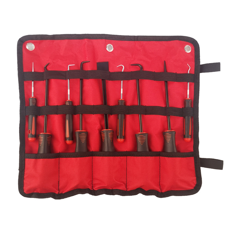 9 피스 오일 씰 후크 (천 가방)