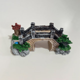 Декор для аквариума, ретро подвесной мост, аквариум, водные растения, микро пейзаж