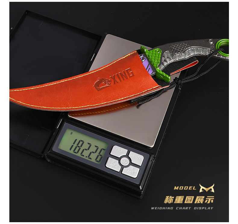暗区突围游戏同款周边武器急袭弯刀安全未开刃全金属武器周边模型-阿里巴巴