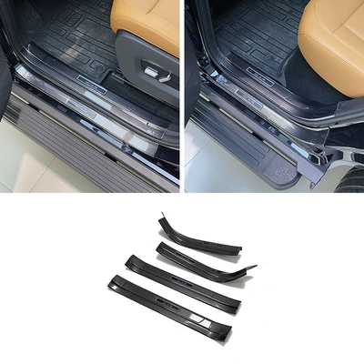 Suitable for 26 Models of Dekorativ pedal başlıqları - cover-model-4-pieces-of-inner-sill-abs-carbon-fiber-pattern-applicable-to-2026-icar-v27