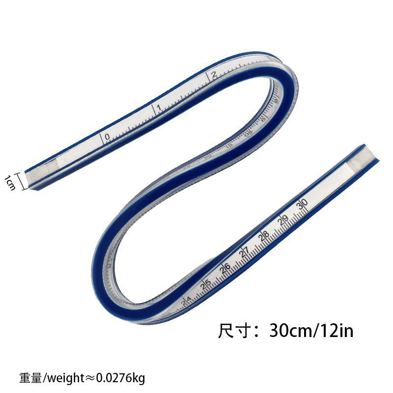 Regla de curva directa de fábrica Botón regla de arco regla de ropa regla de corte traje de regla de jaula de manga regla de tamaño colección