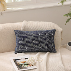 雪尼爾抱枕靠墊套雙尺寸不含枕芯辦公室樣板間家居裝飾