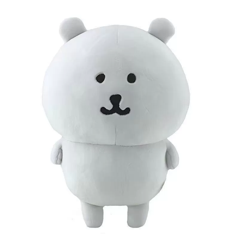 Плюшевый брелок (Chiikawa) self‑deprecating bear в стиле Nagano, с карабином, 8×4×10 см