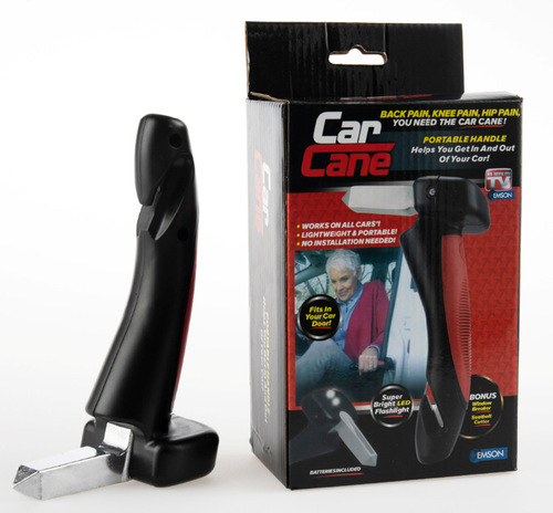 Factory direct supply car door handle Car Cane car handle four-in-one car escape hammer