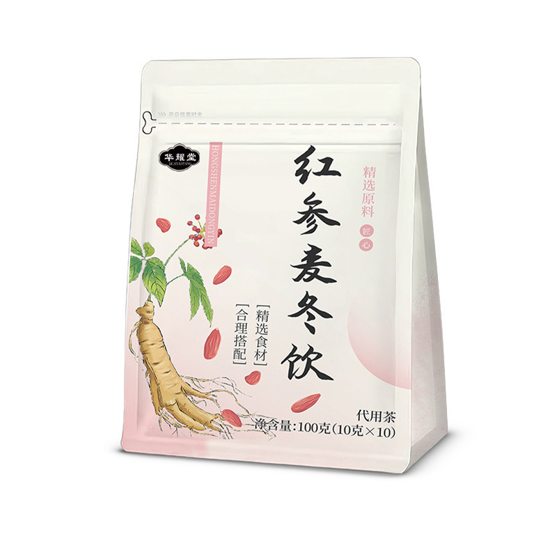 【州工場】紅参オウギ麦冬飲桂円紅棗枸杞茶セット水泡花養生茶正規品|undefined