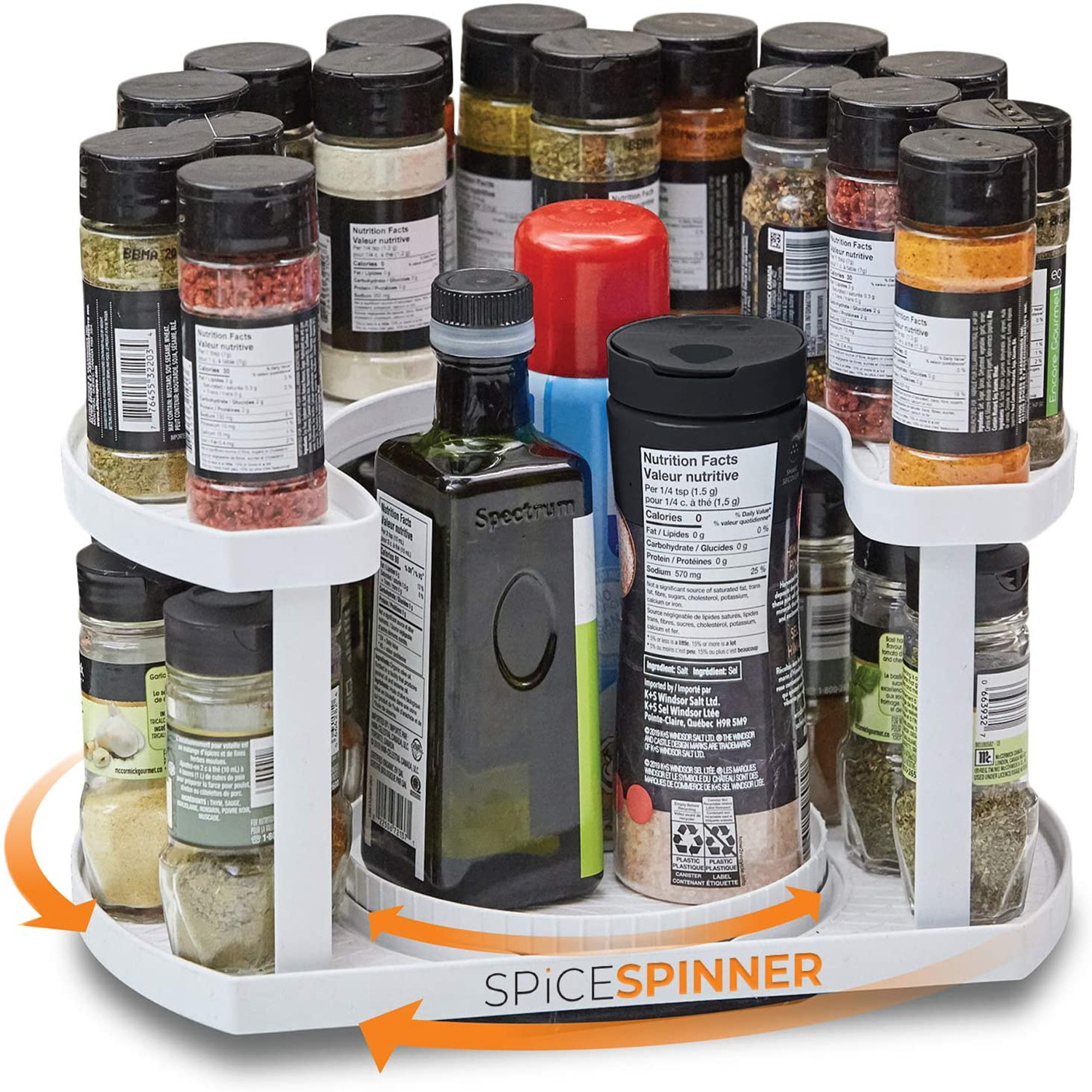 Amazon's new SpIce Spinner Kitchen Rotating Double -layer Seasoning…