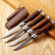 SOURCE manufacturer in stock hot sale wooden handle folding high hardness durable outdoor survival self-defense fruit knife bone-breaking knife