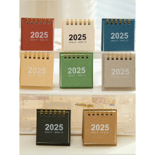 年迷你小台历复古约日历桌面月历本