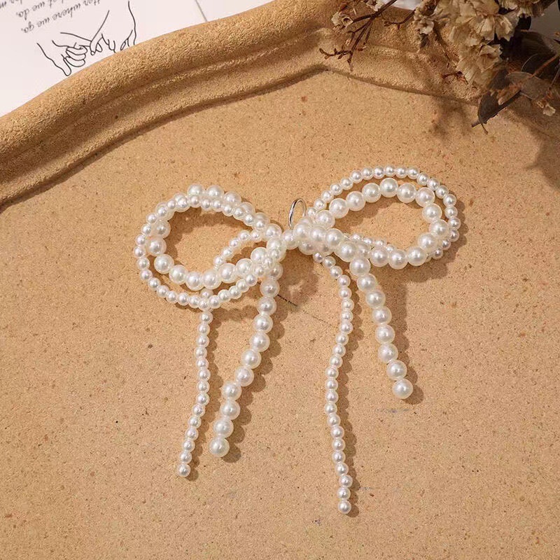 Pearl Bow Korean Style New Fashion Hoop Tassel Shoe Buckle Pendant Fashion Small Fragrance Shoe Accessories Accessories Pearl Bow Korean Style New Fashion Hoop Tassel Shoe Buckle Pendant Fashion Small Fragrance Shoe Accessories Accessories